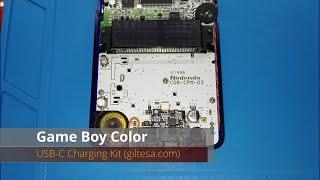 Game Boy Color USB-C Charging Kit (Installation)