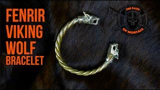 FENRIR, Viking Wolf Bracelet // The Path of Mortals