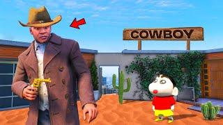 Shinchan & Franklin Become a Police and Save Village in Gta 5