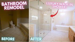 STUNNING Bathroom Remodel - DIY Master Ensuite Guide