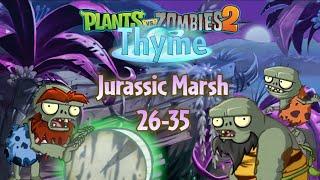 Not-so-lobotomizing stinky Cheese experience - Jurassic Marsh 26-35 | PvZ 2 Thyme