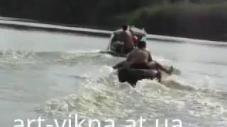 Water pattens.Приколы на водных лыжах.