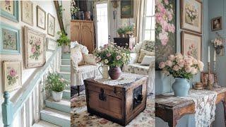VINTAGE SHABBY CHIC Meets RUSTIC English Countryside Cottage: Blending Textures for Inspired Design