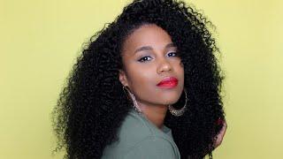 The MOST NATURAL Kinky Curly Wig - Detailed Tutorial