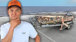 I bought a RARE military boat that flies