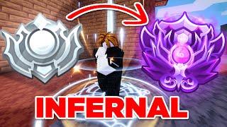 solo queueing with INFERNAL.. (roblox bedwars)