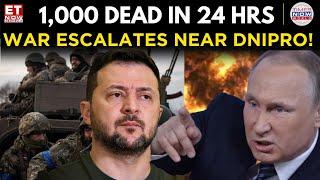 Russia Strikes Hard Near Dnipro | 13 Depots Destroyed, 1,000 Dead in 24 Hours | Zelenskyy | Putin
