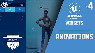 Unreal Engine 5 Tutorial -  Widgets Part 4: Animations