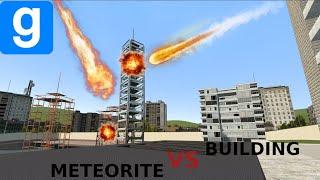 Gmod Meteorite vs Destructible Building