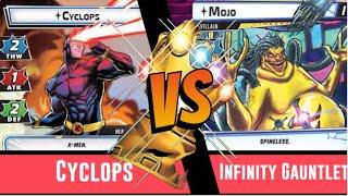 Marvel Champions | Cyclops | Vs Mojo | True Solo | Leadership | Infinity Gauntlet | Mojo Mania