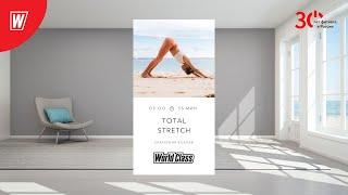 TOTAL STRETCH с Екатериной Ковпак | 13 октября 2023 | Онлайн-тренировки World Class