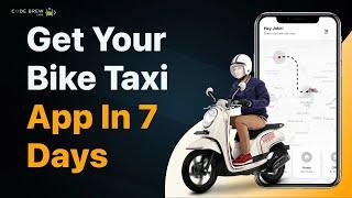 How Can You Build Your Own Bike Taxi App in 7 Days?