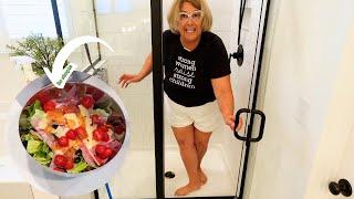 Satisfying Bathroom Deep Clean + Easy Summer Recipe Clean with me!