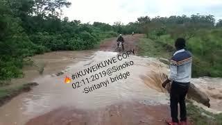 IMPASSABLE BUNGOMA BRIDGE connecting Sinoko and Siritanyi in Kanduyi Constituency