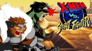 X-men Vs Street Fighter - Cyclops & Sabretooth