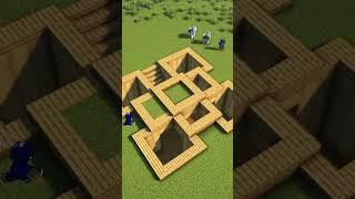 Minecraft Underground House Tutorial  #shorts