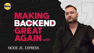 Make Backend Great Again | Learn Node JS with Express JS | Exclusive Coding Webinar #backend #coder