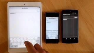 B4X - BLE Chat with iPhone, iPad and Android