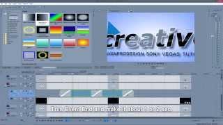 How to make Intro in Sony Vegas Pro (Quick Elegant Intro non voice tutorial )