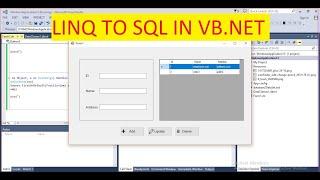 VB.NET - Insert, Update, Delete in Linq To Sql