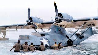 PBY Catalina: The Unsung Hero And The Pacific War | WWII History | Upscaled Footage