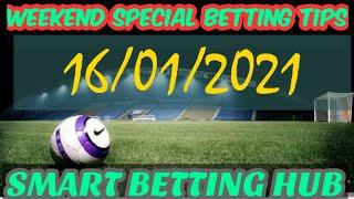 football predictions today | 16/01/2021 | Betting tips today | smart betting hub