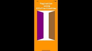 Amazing pagination animation using UICollectionView | Xcode | Swift | UICollectionView | ScrollView