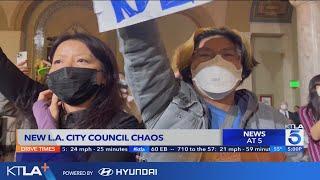 Chaos at L.A. City Council