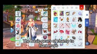 Quick Guide | Basic champ gears for Asura build | Ragnarok Mobile