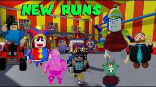 New Scary Obby Speed Runs, Dhuur, Catnap Digital Circus, Biker Barry, Bad Boss Baby, Candy Store