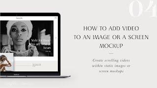 How To Insert Video into an Image or Screen Mockup in Photoshop