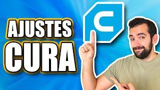 NECESITAS CONFIGURAR ESTOS AJUSTES en CURA | Tutorial software Impresión 3D en Español