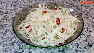 САЛАТ из дайкона  Daikon salad