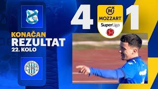 Mozzart Bet Super liga 2024/25 - 22.Kolo: MLADOST – TSC 4:1 (1:0)