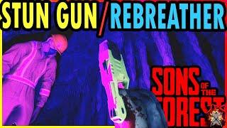 SONS OF THE FOREST Stun Gun & Rebreather Location - Full Cave Walkthrough