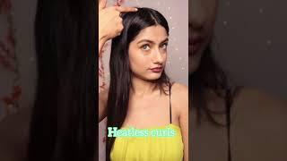 Heatless Curls at home | #shorts | Mansi kukreja