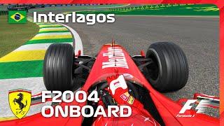 Ferrari F2004 - 2023 Brazilian GP Onboard Lap + Engine Startup! | Assetto Corsa