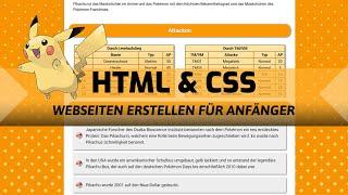 Wie man eine Website erstellt - HTML & CSS Tutorial für absolute Anfänger - Deutsch