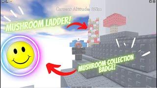 Steep Steps 900m Mushroom Ladder + Badge (Walkthrough Quest) || Roblox