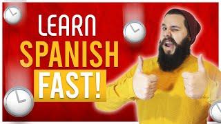 The FASTEST Way to LEARN SPANISH +Daily Study Plan [Spanish Listening Practice]