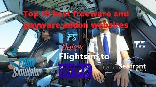 Top 10 best freeware and payware addon websites /Microsoft flight simulator 2020/Best Addons/orbx