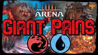 Massive ANTI-META Attack | MTG Arena - Izzet Mythic Tier Giants Tribal Anti Life Gain Smash and Burn