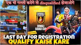 HOW TO QUALIFY DIWALI SQUAD CUP FREEFIRE 2024 TOURNAMENT FULL DETAIL |KITNE KILLS CHAIYE |POINTS?