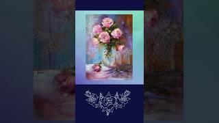 #shorts Roses oil paintings