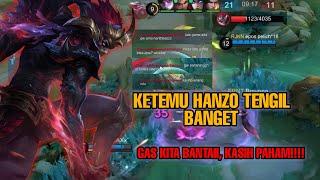 KETEMU HANZO TENGIL BANGET, LANGSUNG SAJA KITA KASIH PAHAM!!! MOBILE LEGEND