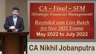 CA Final - Strategic Financial Management - Preparation Strategy (8th Edition of SFM Books)