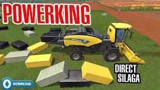 Farming Simulator 17: Power King Baler  !! Fantastic Direct Silage Making!!!