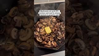I can’t believe I just learned this trick for cooking mushrooms!