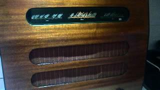 P.A.M labs restoring  MURPHY A122 TUBE BAFFLE RADIO 1947