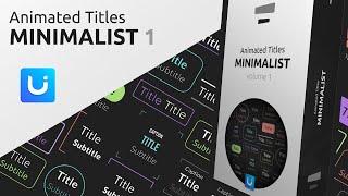 Animated Titles - Minimalist 1 - Doozy UI